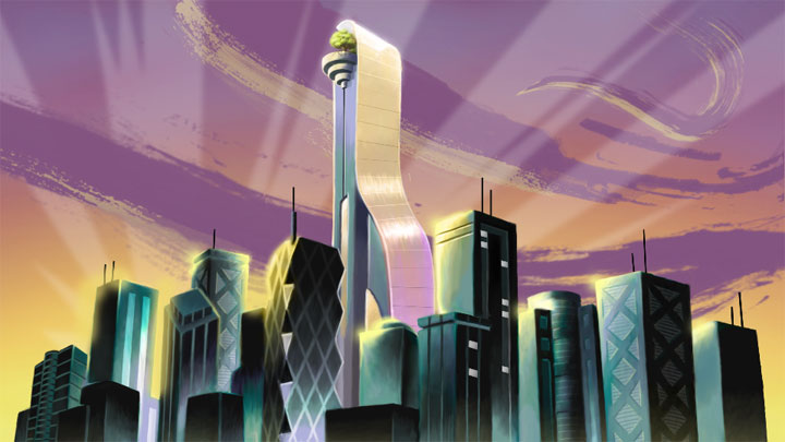 SN Cityscape Background Art